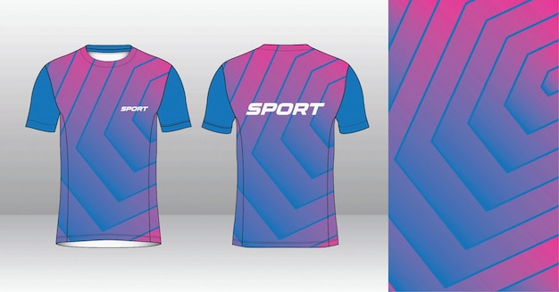 El diseño de la camiseta de correr, el deporte, el arte de la camisa.