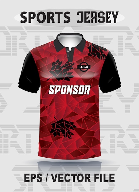 Diseño de camiseta de cricket con maqueta premium