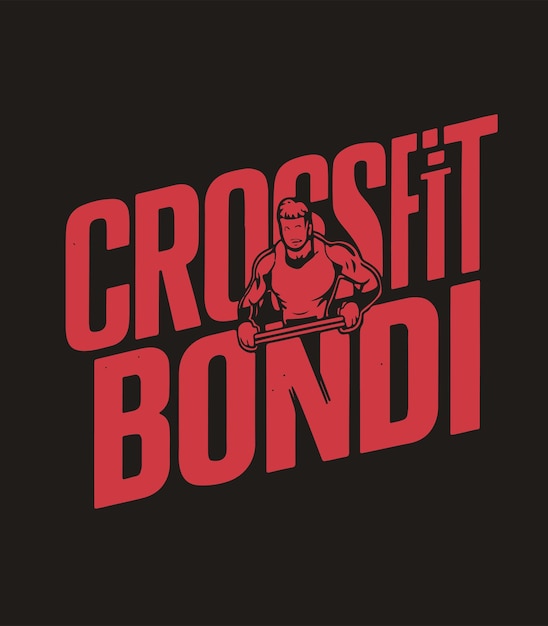 El diseño de la camiseta Crossfit Bondi