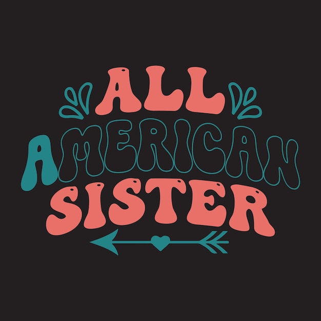 Diseño de camiseta del cuatro de julio
