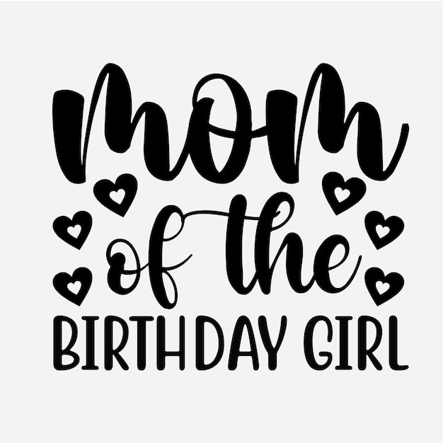 Diseño de camiseta de cumpleaños svg