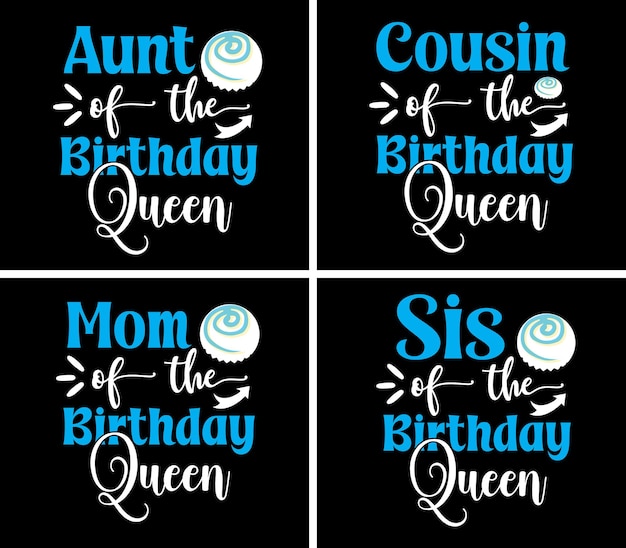 Vector diseño de camiseta de cumpleaños svg