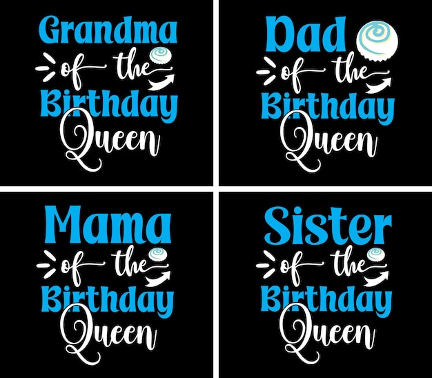 Vector diseño de camiseta de cumpleaños svg