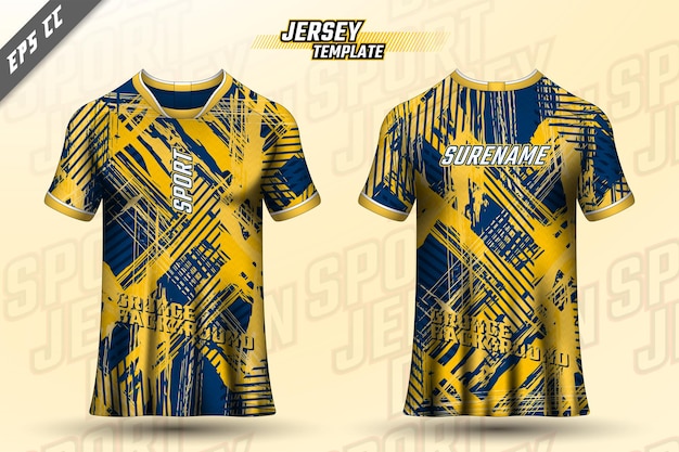 Diseño de camiseta delantera y trasera Diseño deportivo para maillot de juego de ciclismo de carreras