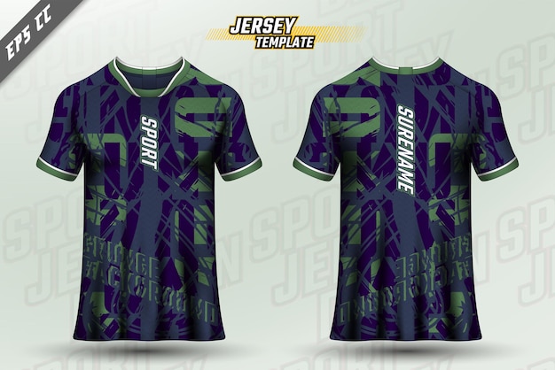 Diseño de camiseta delantera y trasera Diseño deportivo para maillot de juego de ciclismo de carreras