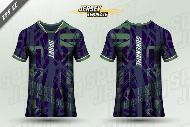 Diseño de camiseta delantera y trasera diseño deportivo para maillot de juego de ciclismo de carreras