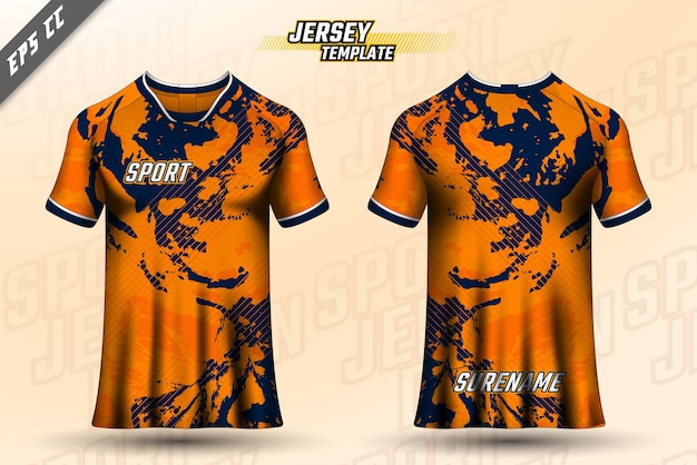 Diseño de camiseta delantera y trasera Diseño deportivo para maillot de juego de ciclismo de carreras