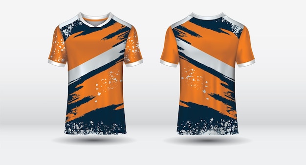 Diseño de camiseta de deporte de plantilla de jersey deportivo