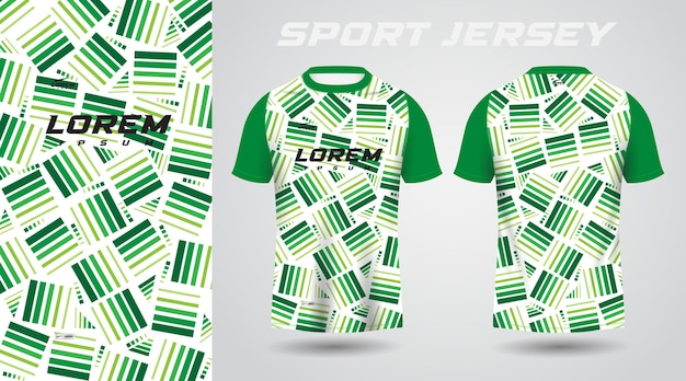 diseño de camiseta deportiva de camisa verde