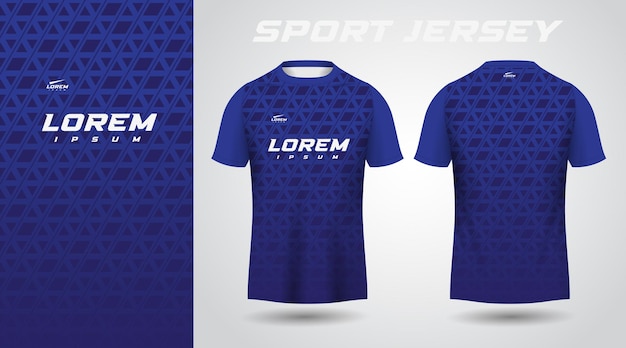 diseño de camiseta deportiva de camiseta azul