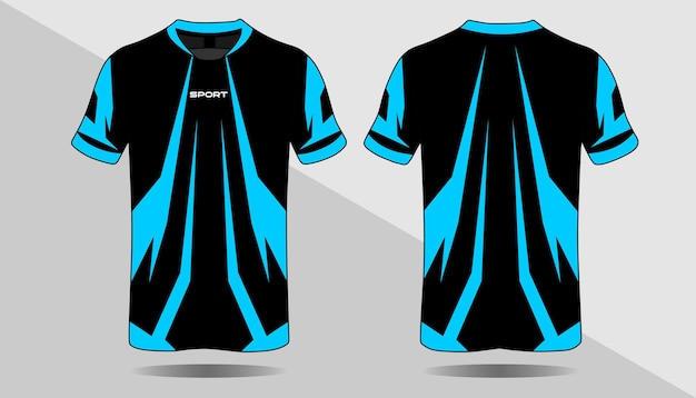 Diseño de camiseta deportiva de camiseta de fútbol
