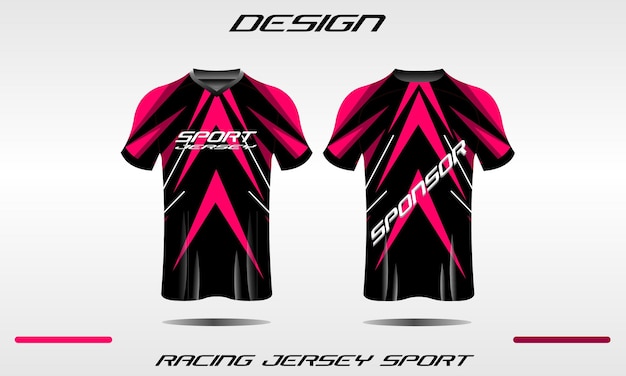 Diseño de camiseta deportiva para ciclismo, camiseta de carreras, juego de fútbol, camiseta rosa de motocross