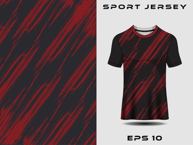 Diseño de camiseta deportiva grunge para uniformes de equipo camiseta de fútbol camiseta de carreras