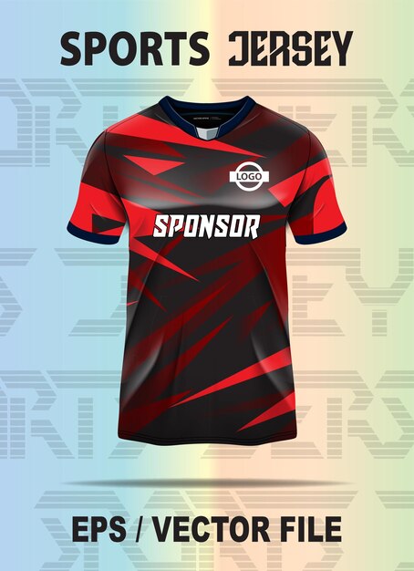 Diseño de camiseta deportiva para impresión de sublimación color cmyk adecuado para fútbol cricket fútbol bádminton