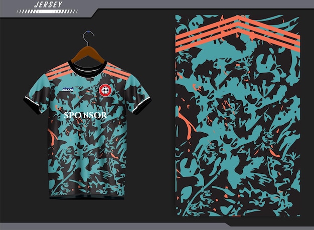 Diseño de camiseta deportiva lista para imprimir Camiseta de fútbol para sublimación