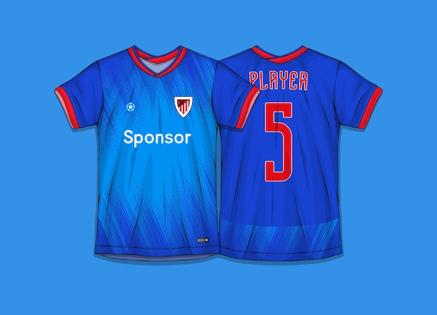 Diseño de camiseta deportiva lista para imprimir Camiseta de fútbol para sublimación