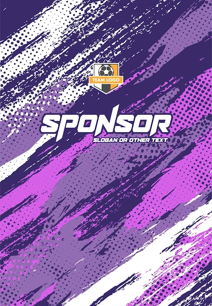 Diseño de camiseta deportiva lista para imprimir Camiseta de fútbol para sublimación