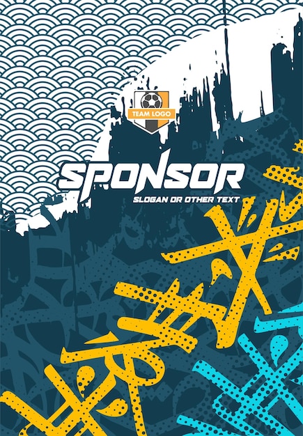 Diseño de camiseta deportiva lista para imprimir Camiseta de fútbol para sublimación