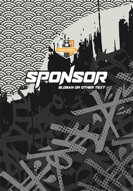 Diseño de camiseta deportiva lista para imprimir Camiseta de fútbol para sublimación