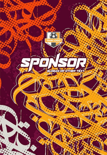 Diseño de camiseta deportiva lista para imprimir Camiseta de fútbol para sublimación