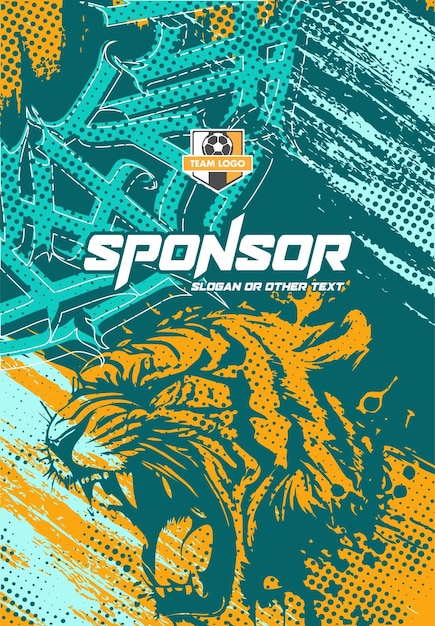 Diseño de camiseta deportiva lista para imprimir Camiseta de fútbol para sublimación