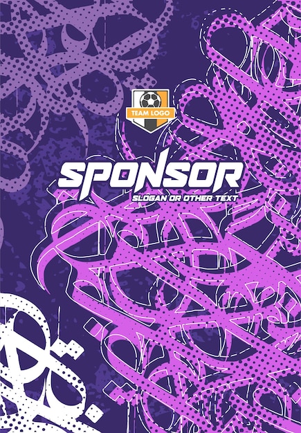 Diseño de camiseta deportiva lista para imprimir Camiseta de fútbol para sublimación
