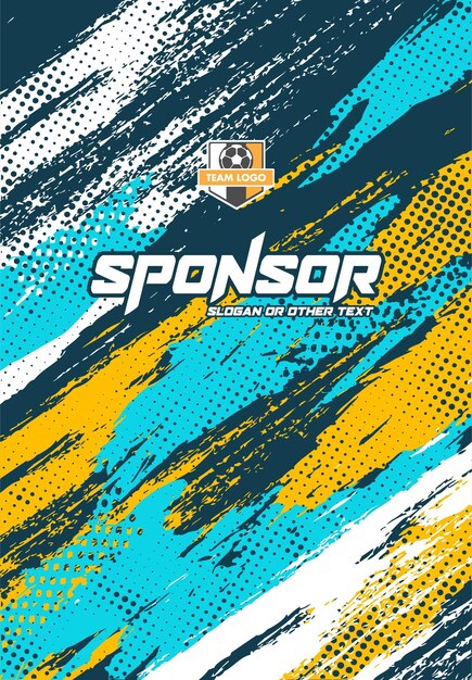 Diseño de camiseta deportiva lista para imprimir Camiseta de fútbol para sublimación