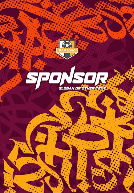 Diseño de camiseta deportiva lista para imprimir Camiseta de fútbol para sublimación