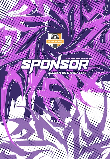 Diseño de camiseta deportiva lista para imprimir Camiseta de fútbol para sublimación