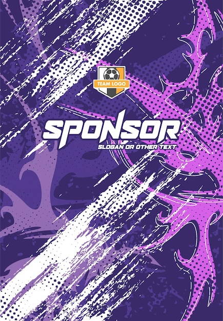 Diseño de camiseta deportiva lista para imprimir Camiseta de fútbol para sublimación