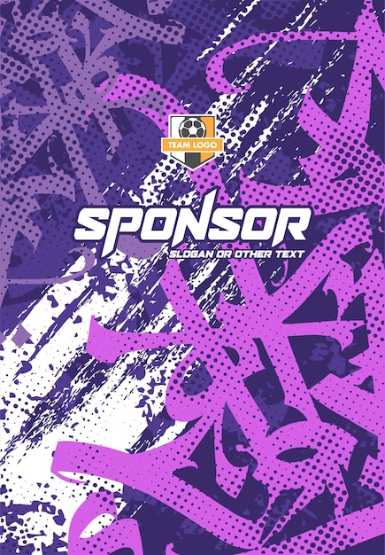 Diseño de camiseta deportiva lista para imprimir Camiseta de fútbol para sublimación