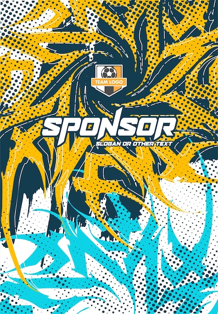 Diseño de camiseta deportiva lista para imprimir Camiseta de fútbol para sublimación