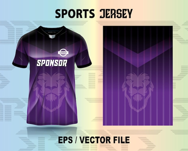 Diseño de camiseta deportiva listo para imprimir