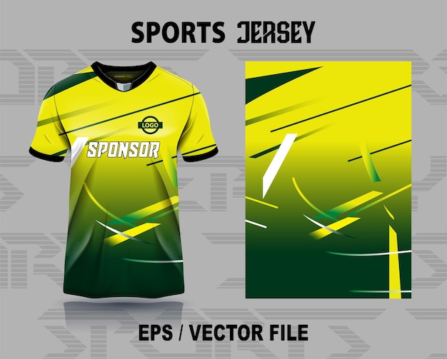 Diseño de camiseta deportiva listo para imprimir
