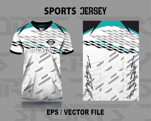 Diseño de camiseta deportiva listo para imprimir