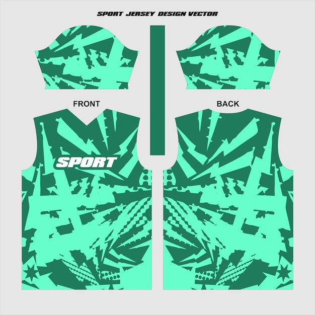 Diseño de camiseta deportiva listo para imprimir