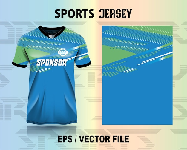 Diseño de camiseta deportiva con maqueta listo para la sublimación Impresión