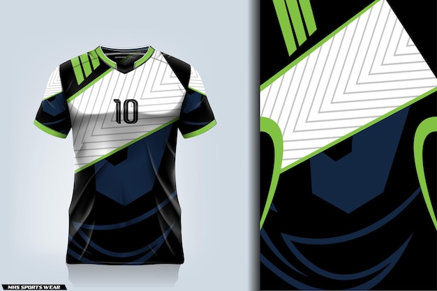 diseño de camiseta deportiva de plantilla de jersey