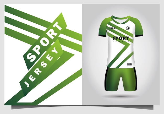 Vector diseño de camiseta deportiva de plantilla de jersey