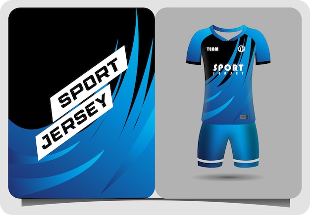 diseño de camiseta deportiva de plantilla de jersey