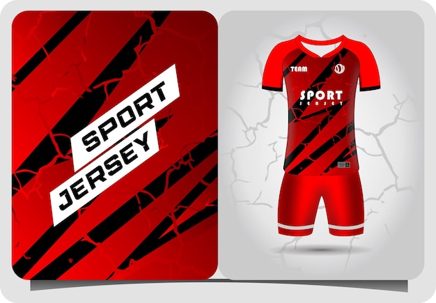 diseño de camiseta deportiva de plantilla de jersey