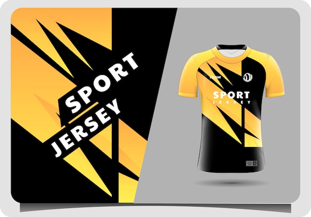 Diseño de camiseta deportiva de plantilla de jersey