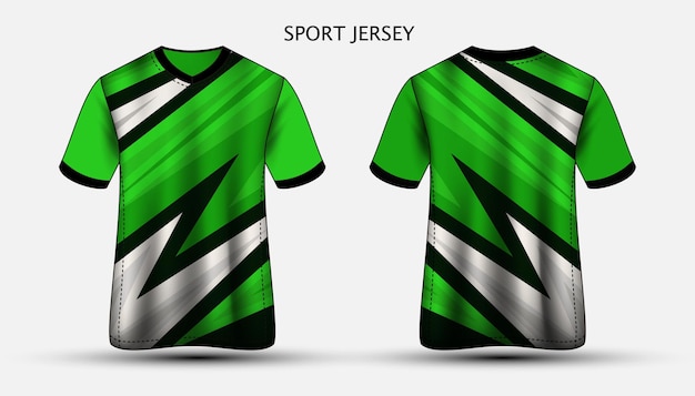 Diseño de camiseta deportiva de plantilla de jersey