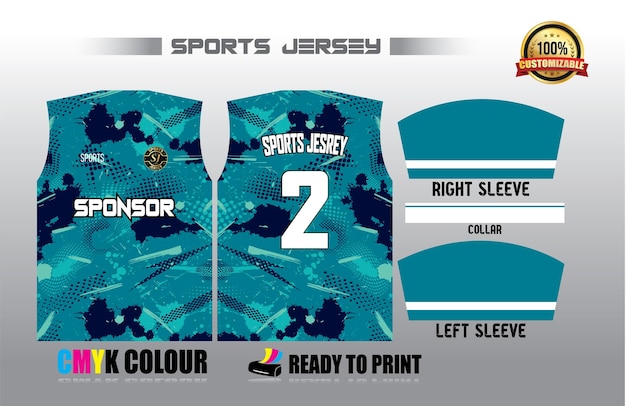 Diseño de camiseta deportiva de sublimación premium Especialmente para fútbol cricket