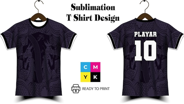 diseño de camiseta deportiva de sublimación