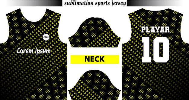 diseño de camiseta deportiva de sublimación