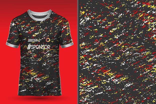 Diseño de camiseta deportiva para sublimación