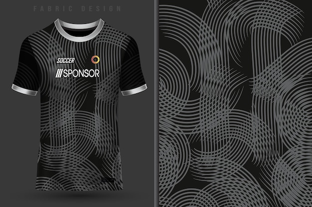 Diseño de camiseta deportiva para sublimación