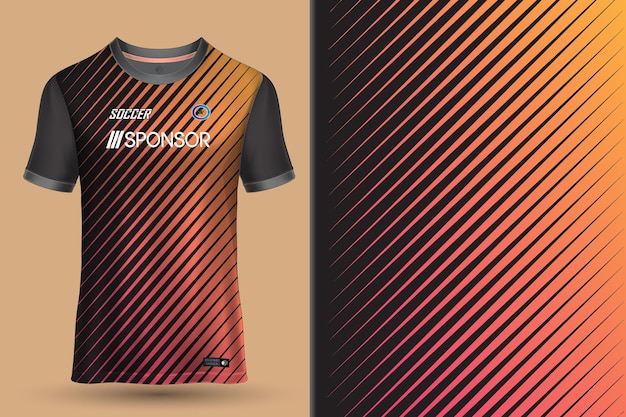 Diseño de camiseta deportiva para sublimación