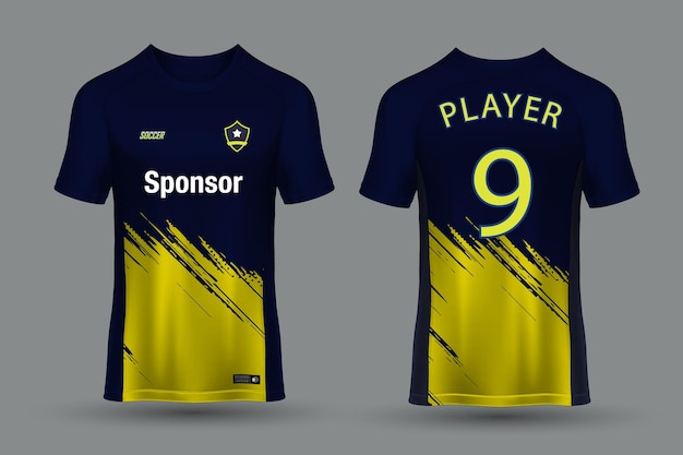 Diseño de camiseta deportiva para sublimación